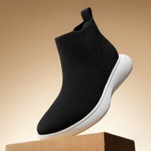 VIVAIA - Round-Toe Slip-On Black Sneaker Boots (Urban Boots) - EU39 BNWT